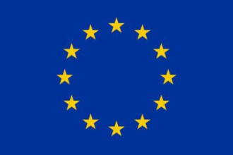 EU / Europäische Union gedruckt im Querformat | 60 x 90 cm