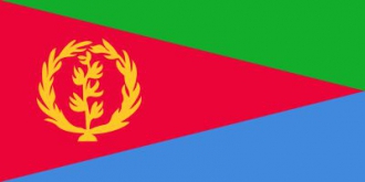 Eritrea Fahne gedruckt | 60 x 90 cm