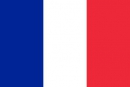 Frankreich Stofffahne mit Oesen | 100 x 150 cm