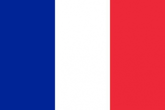 Frankreich Stofffahne mit Oesen | 100 x 150 cm