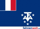Französische Süd- und Antarktisgebiete Fahne gedruckt | 90 x 150 cm
