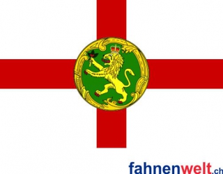 Alderney Fahne gedruckt | 60 x 90 cm