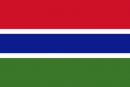 Gambia Fahne gedruckt | 60 x 90 cm