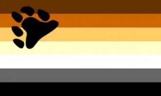 Gay Pride Bär Fahne gedruckt | 60 x 90 cm
