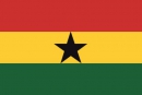 Ghana gedruckt im Querformat | 150 x 240 cm