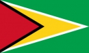 Guyana gedruckt im Querformat | 90 x 150 cm