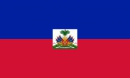 Haiti Fahne mit Wappen aus Stoff gedruckt | 60 x 90 cm