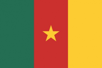 Kamerun gedruckt im Querformat | 90 x 150 cm