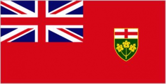 Ontario Fahne gedruckt | 90 x 150 cm