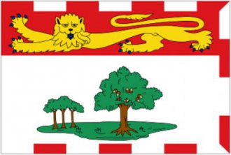 Prince Edward Island Fahne gedruckt | 90 x 150 cm