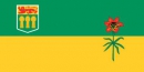 Saskatchewan Fahne gedruckt | 90 x 150 cm