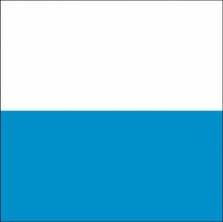 50% Fahne Luzern (LU) gedruckt | 120 x 120 cm | Multi-Flag