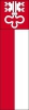 Knatterfahne / Flaggen Nidwalden | 80 x 200 cm und Grösser