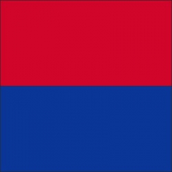 50% Fahne Tessin (TI) gedruckt | 120 x 120 cm | Multi-Flag