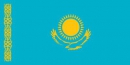 Kasachstan Fahne gedruckt | 60 x 90 cm