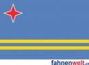 Aruba Fahne gedruckt | 90 x 150 cm