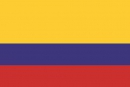 Kolumbien Fahne gedruckt | 60 x 90 cm