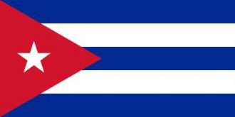 Kuba Fahne gedruckt | 60 x 90 cm