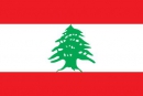 Libanon Fahne gedruckt | 60 x 90 cm