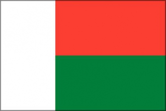 Madagaskar Fahne gedruckt | 60 x 90 cm