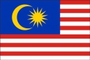 Malaysia Fahne gedruckt | 60 x 90 cm