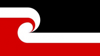 Neuseeland Maori Unabhängigkeitsbewegung Fahne gedruckt | 90 x 150 cm