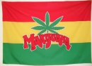 Marijuana Fahne gedruckt | 60 x 90 cm