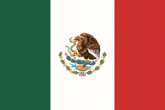 Mexiko gedruckt im Querformat | 90 x 150 cm