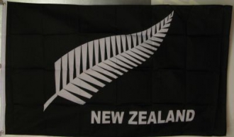 Neuseeland Farn / N.Z. Fern Fahne gedruckt | 90 x 150 cm