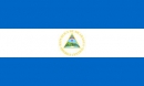 Nicaragua Fahne gedruckt | 60 x 90 cm