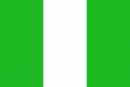 Nigeria gedruckt im Querformat | 150 x 240 cm