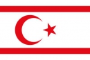 Nordzypern Fahne gedruckt | 90 x 150 cm