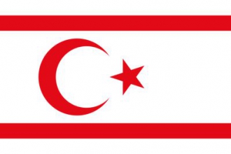 Nordzypern Fahne gedruckt | 60 x 90 cm