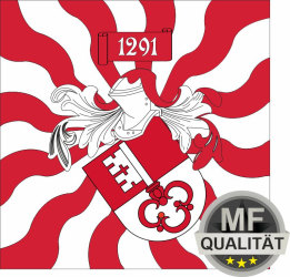 Fahne geflammt Obwalden AG | 200 x 200 cm
