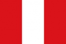 Peru ohne Wappen Fahne gedruckt | 90 x 150 cm