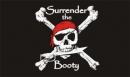 Pirat Uebergabe der Beute Fahne gedruckt / Surrender the Booty | 90 x 150 cm
