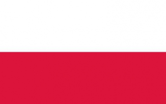 Polen Fahne gedruckt | 60 x 90 cm