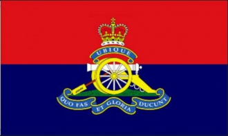 Königliche Artillerie Regiment/Royal Artillery Regiment Fahne gedruckt | 90 x 150 cm