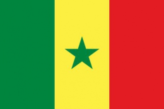 Senegal Fahne gedruckt | 60 x 90 cm
