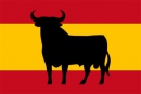 Spanischer Bulle Fahne gedruckt | 90 x 150 cm