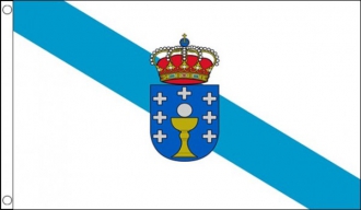 Galicien / Galizien Fahne gedruckt | 90 x 150 cm