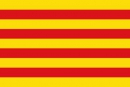 Katalonien Fahne gedruckt | 90 x 150 cm