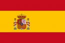 Spanien mit Wappen Fahne gedruckt | 60 x 90 cm