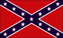 Südstaaten Fahne gedruckt | 60 x 90 cm