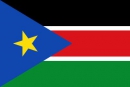 Südsudan Fahne gedruckt | 90 x 150 cm