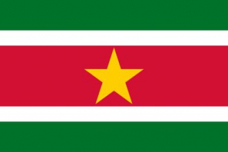 Surinam Fahne gedruckt | 60 x 90 cm