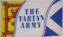 Tartan Army Fahne gedruckt | 90 x 150 cm