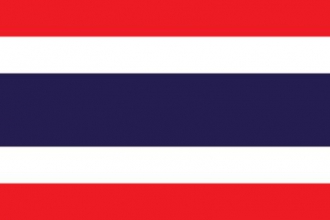 Thailand Fahne gedruckt | 60 x 90 cm