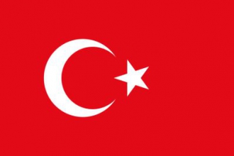 Türkei Fahne gedruckt | 150 x 250 cm
