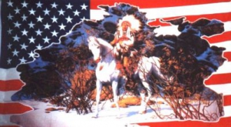 USA Indian Chief / Indianer Häuptling Fahne gedruckt | 90 x 150 cm